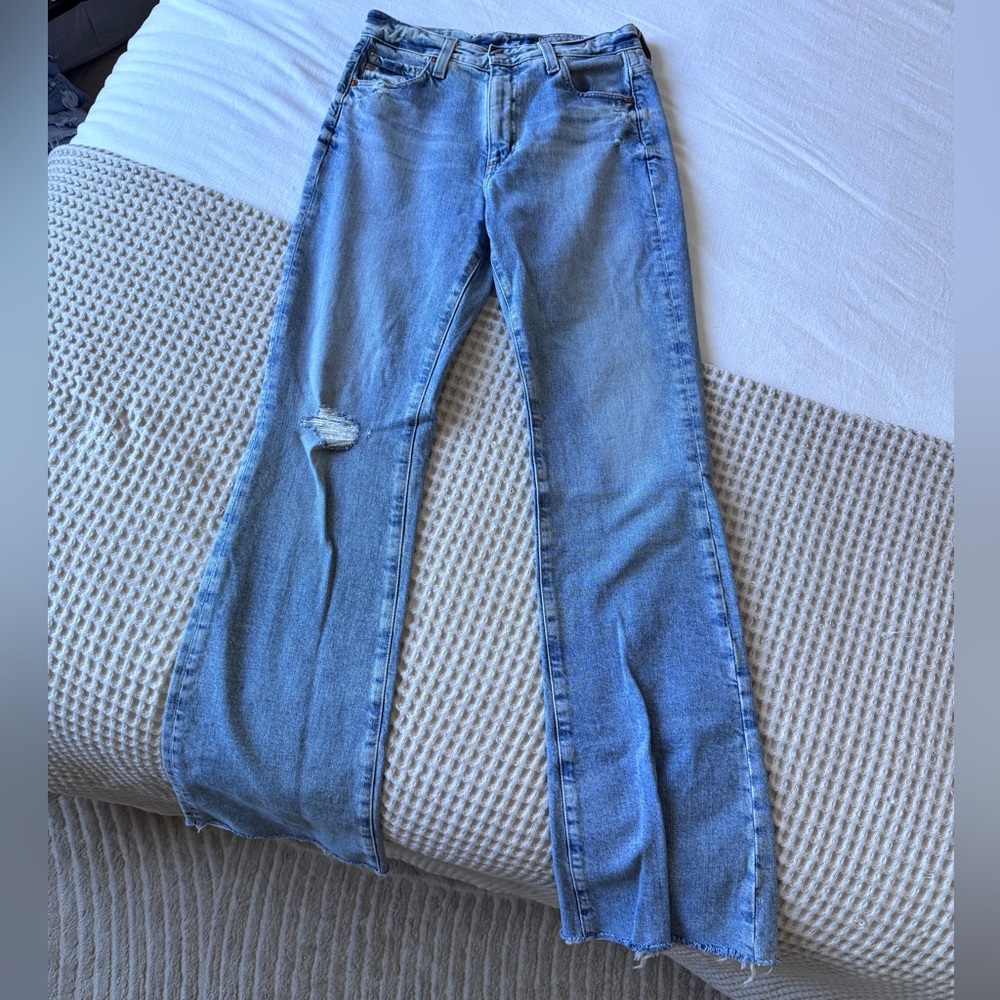 AG Contour 360 high waist flare denim